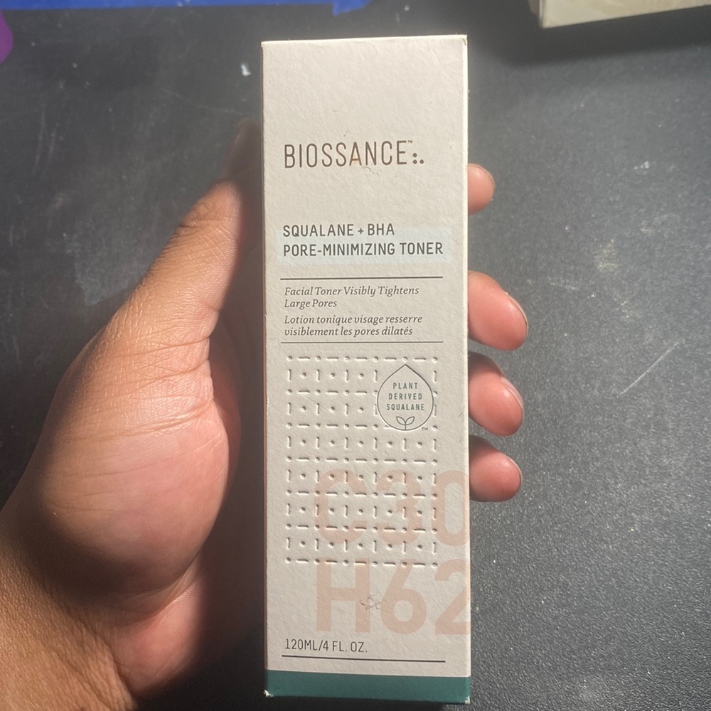 Biossance squalane & BHA pore minimizing Toner